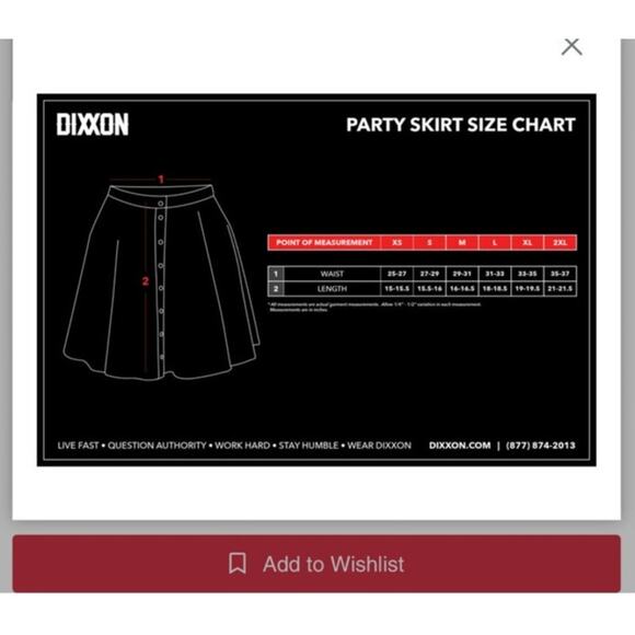 DIXXON flannel skirt - Picture 7 of 7